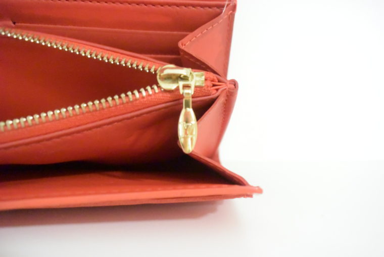Louis Vuitton Geldbörse Sarah Vernis Leder rot-6031