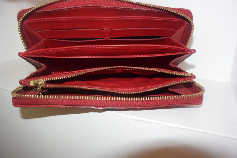 Louis Vuitton Geldbörse Zippy Vernis rot-6645