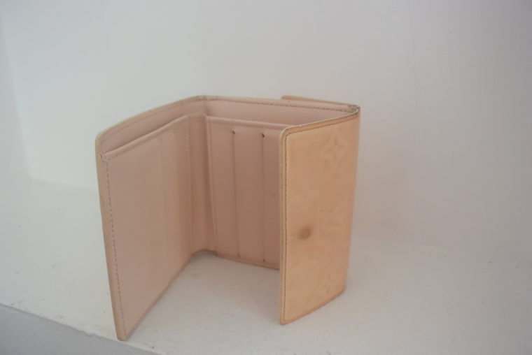 Louis Vuitton Geldbörse Elise Vernis Leder hellbeige-6655