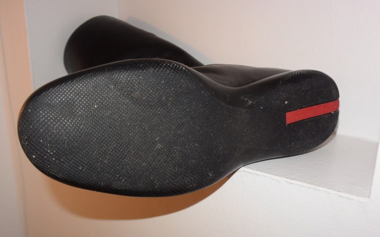 Prada Stiefel schwarz Leder 37-7137