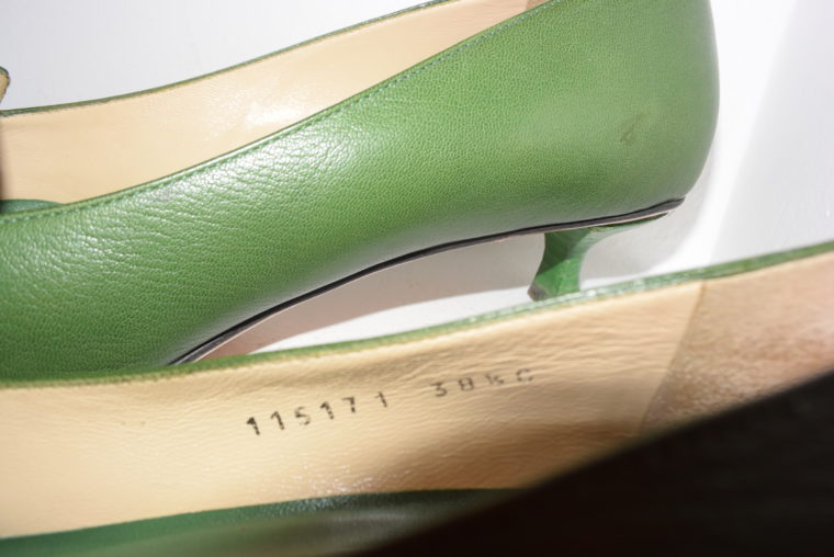 Gucci Schuhe Pumps grün 38 1/2-6963