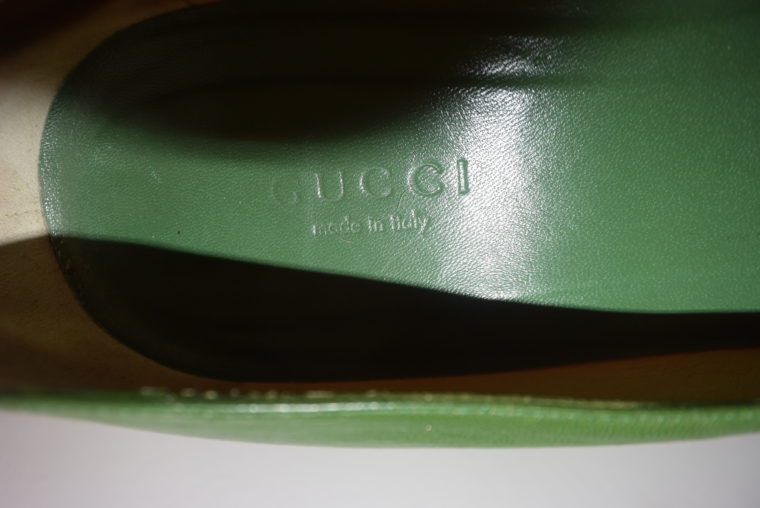 Gucci Schuhe Pumps grün 38 1/2-6964