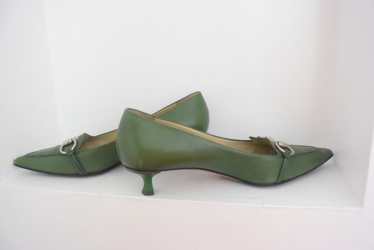 Gucci Schuhe Pumps grün 38 1/2-6959