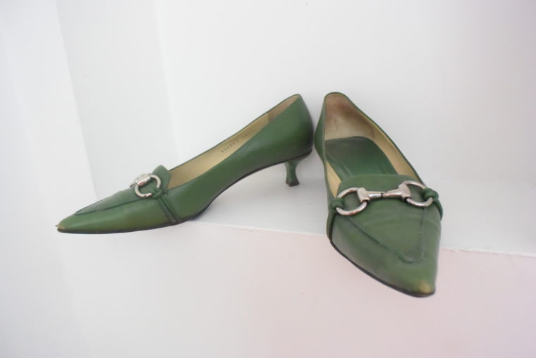 Gucci Schuhe Pumps grün 38 1/2-0