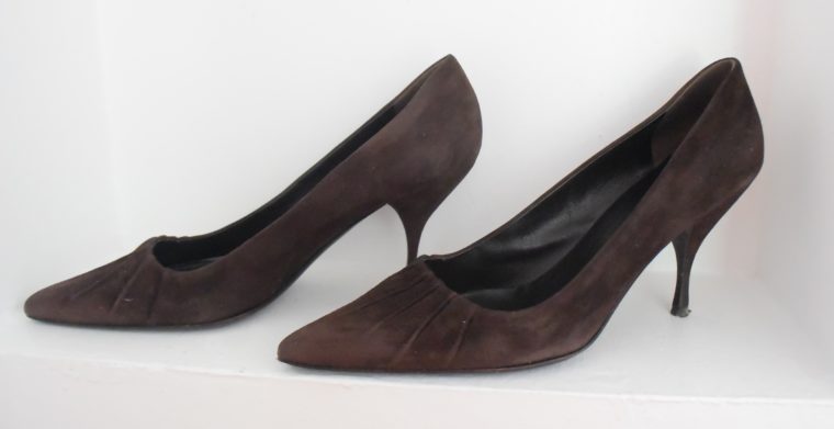 Prada Pumps Wildleder braun 39-0