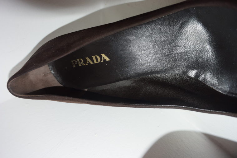 Prada Pumps Wildleder braun 39-6968