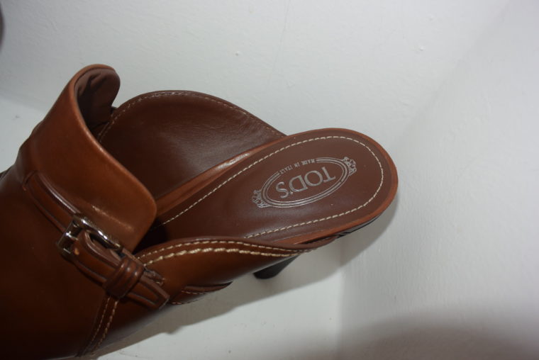 Tods Schuhe Pumps Leder braun 39 1/2-6988