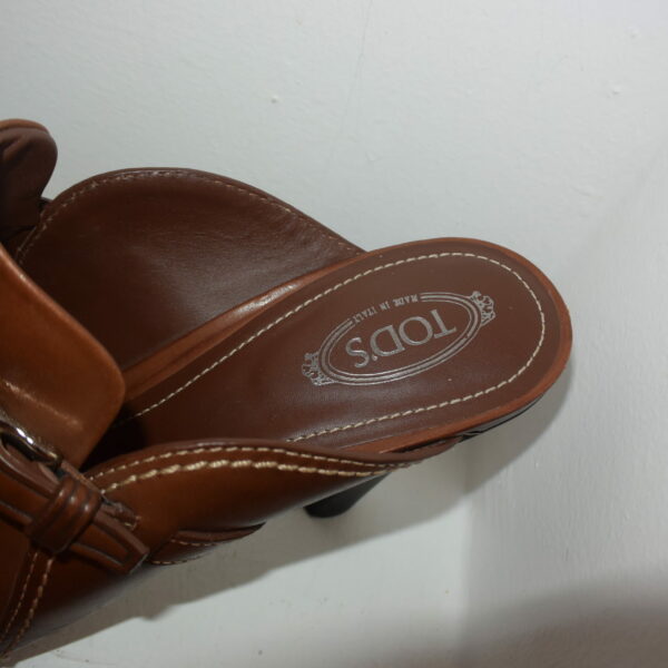 Tods Schuhe Pumps Leder braun 39 1/2-6988