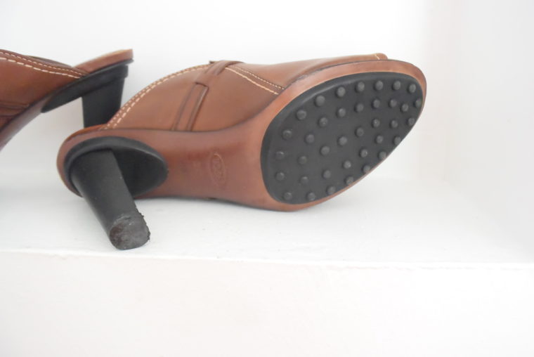 Tods Schuhe Pumps Leder braun 39 1/2-6991