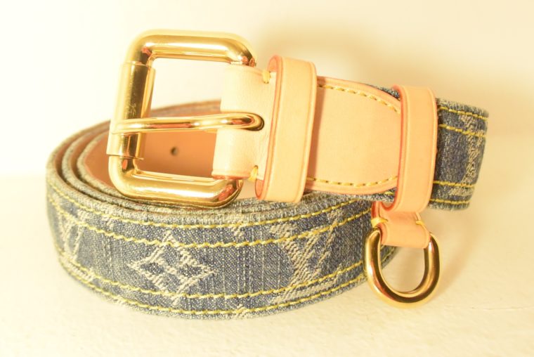 Louis Vuitton Gürtel Denim 100cm-7441