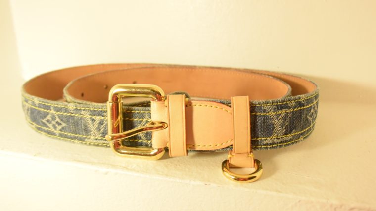 Louis Vuitton Gürtel Denim 100cm-7446