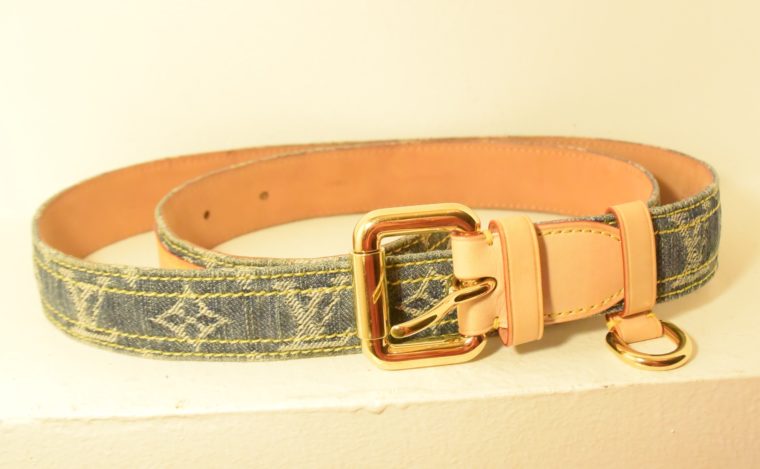 Louis Vuitton Gürtel Denim 100cm-0