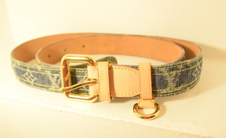 Louis Vuitton Gürtel Denim 100cm-7445