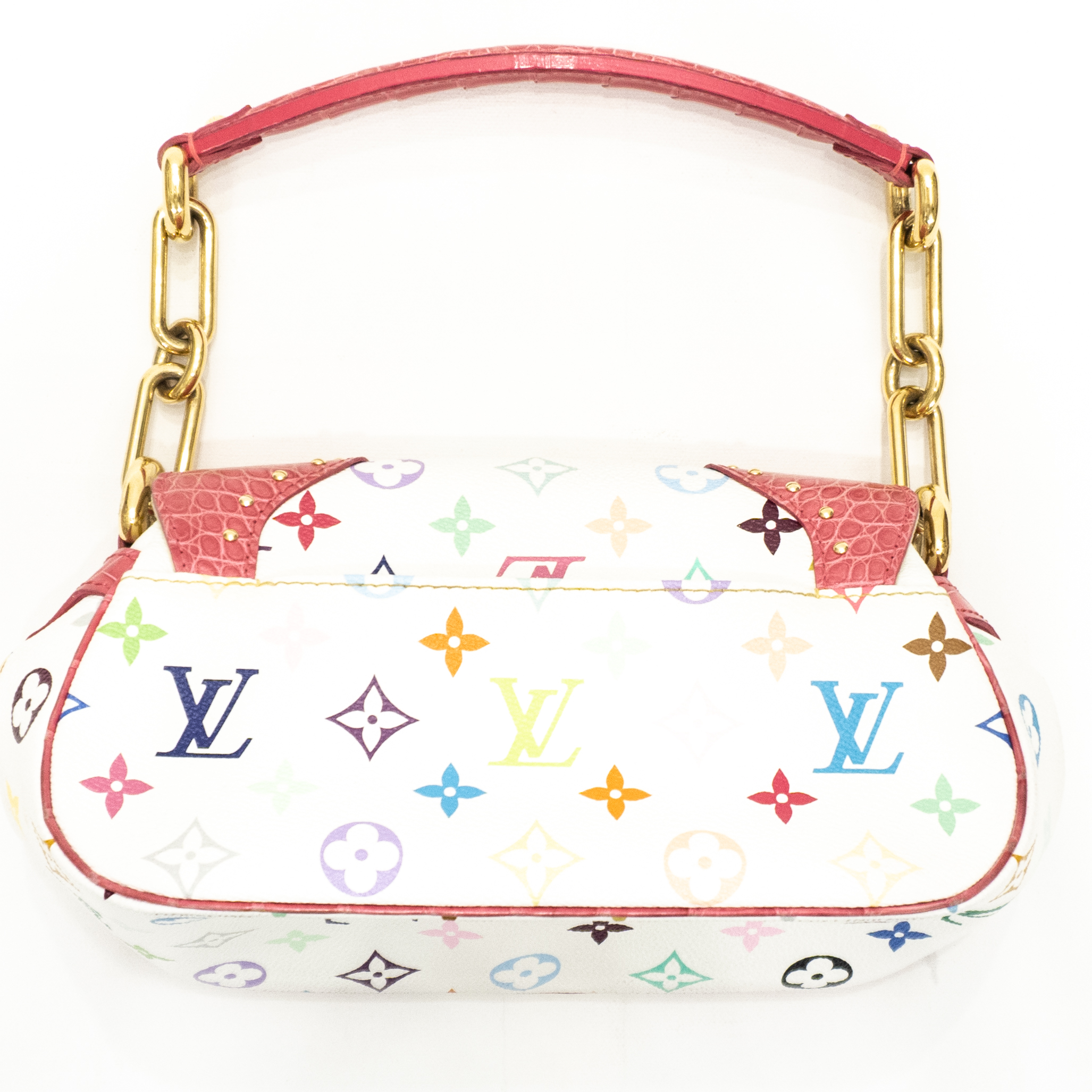 Louis Vuitton Tasche Marilyn multicolor weiß Krokodilleder – Luxus Store