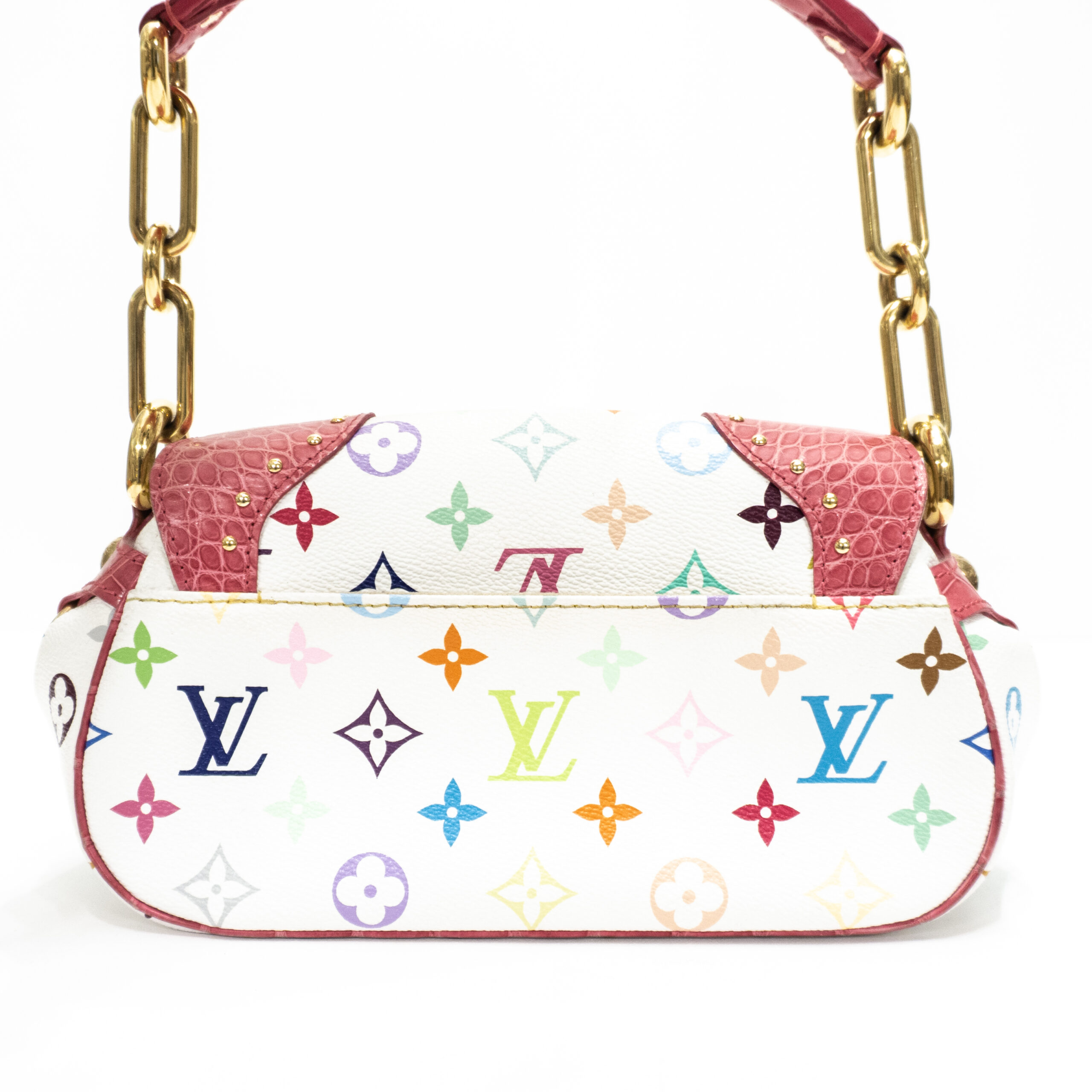 Louis Vuitton Tasche Marilyn multicolor weiß Krokodilleder – Luxus Store