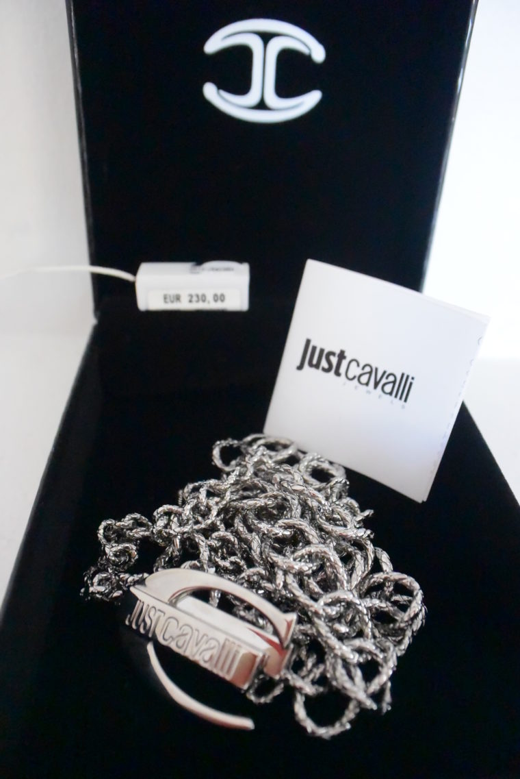 Just Cavalli Halskette silber lang-0