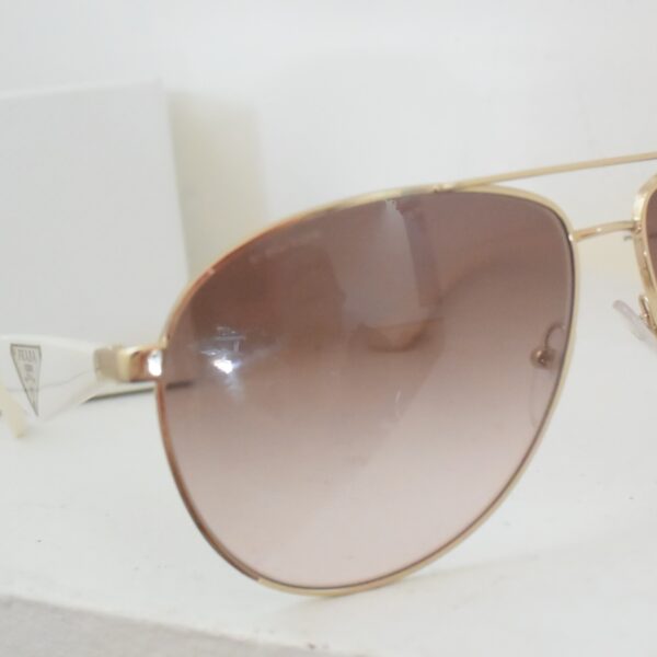 Prada Sonnenbrille Pilotenbrille gold / weiß