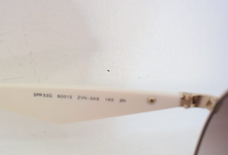 Prada Sonnenbrille Pilotenbrille gold / weiß-7788