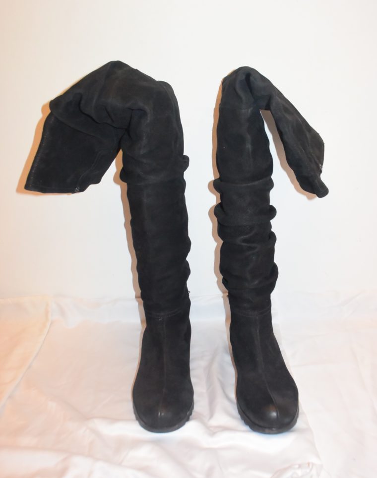 Prada Stiefel Leder hoch schwarz 36-8655