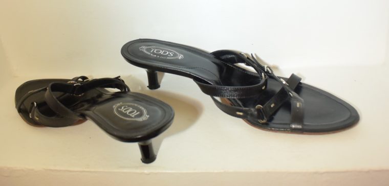 Tods Schuhe Sandalen Pumps 37 schwarz-9656