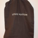 Louis Vuitton Kleidersack braun Stoff lang-0