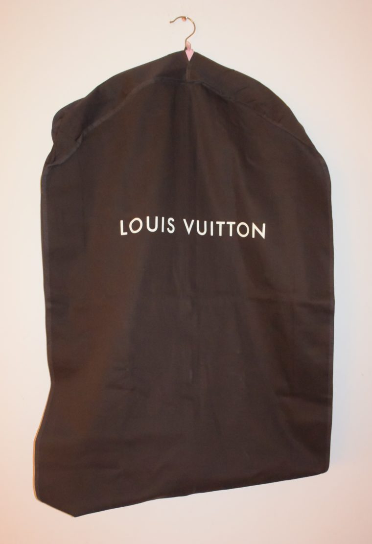 Louis Vuitton Kleidersack braun Stoff lang-0