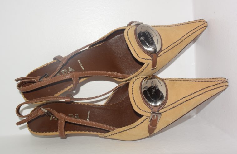 Prada Pumps Wildleder beige 36-10751