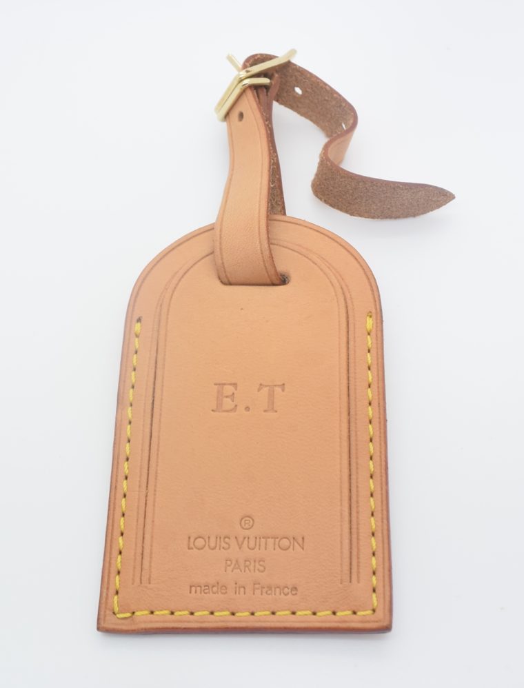 Louis Vuitton Adressanhänger VVN Leder E.T-0