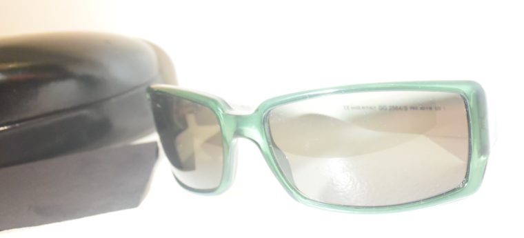 Gucci Sonnenbrille grün weiß-11237