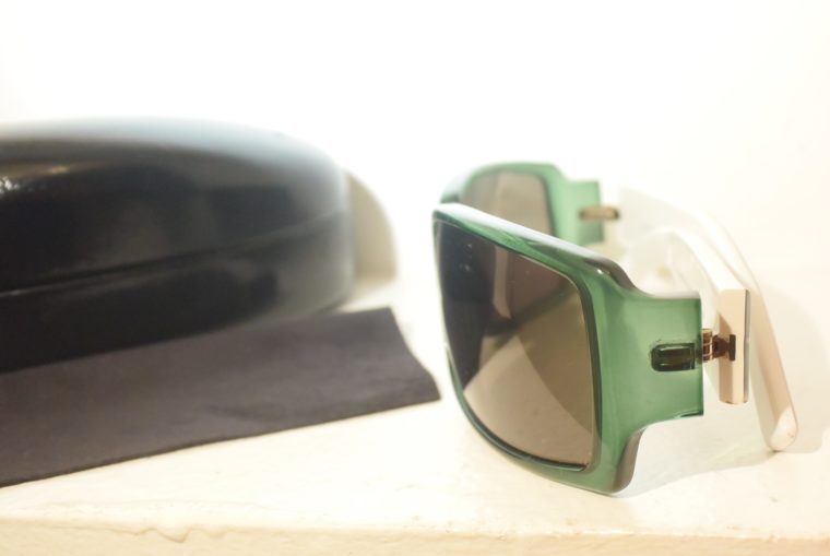 Gucci Sonnenbrille grün weiß-11238