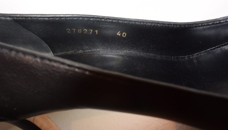 Gucci Pumps Leder schwarz 40-11261