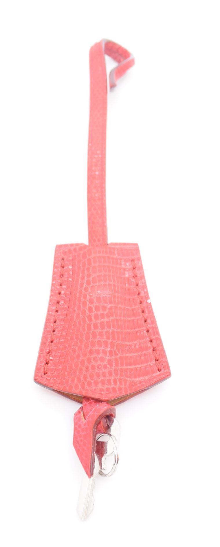 Louis Vuitton Schlüsselglocke rot aus Echsenleder-11847