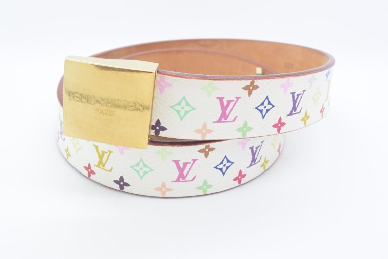Louis Vuitton Gürtel Multicolor weiß-11782