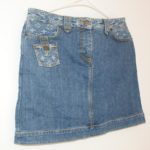 Louis Vuitton Jeans Rock blau-0