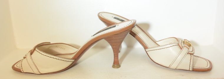 Louis Vuitton Schuhe Pumps weiss Leder 37-11866