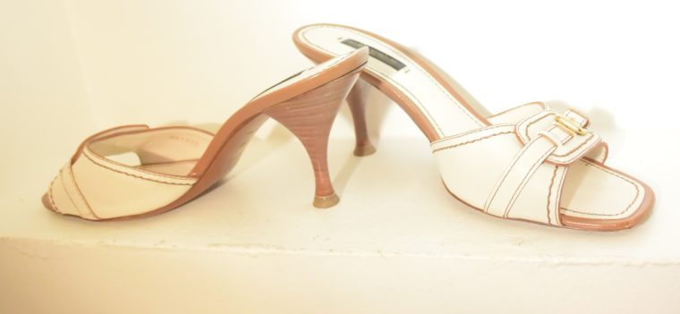 Louis Vuitton Schuhe Pumps weiss Leder 37-11869
