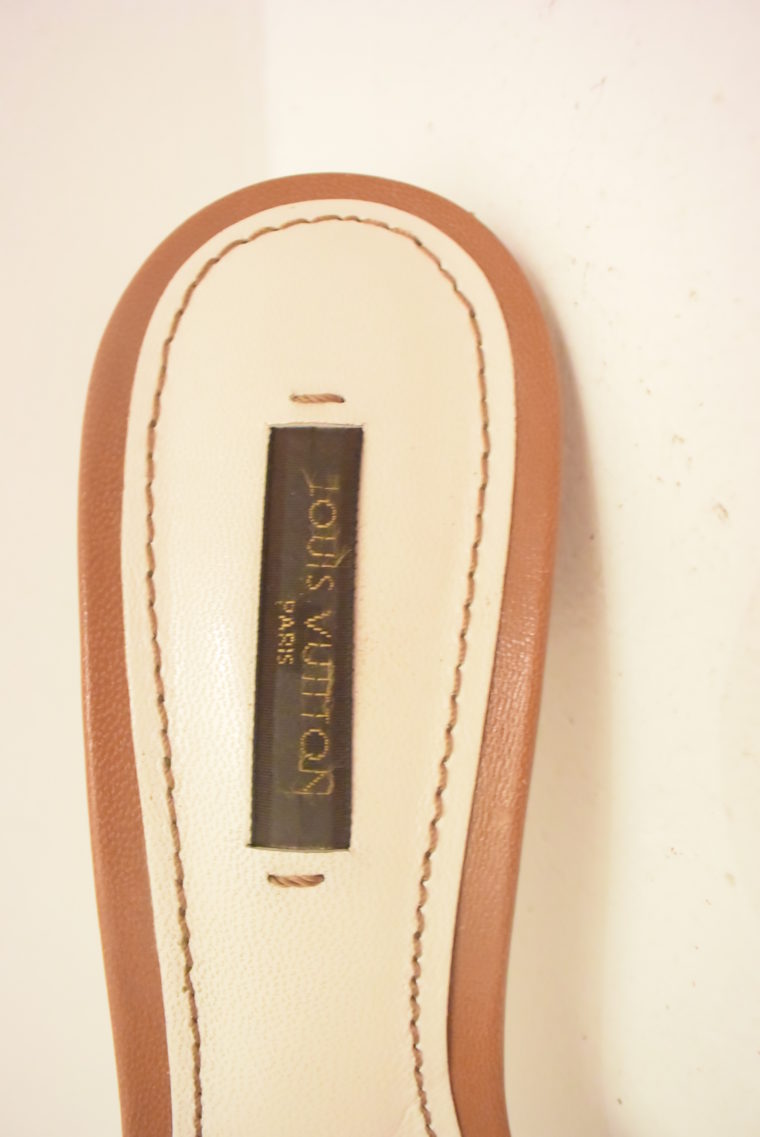 Louis Vuitton Schuhe Pumps weiss Leder 37-11874