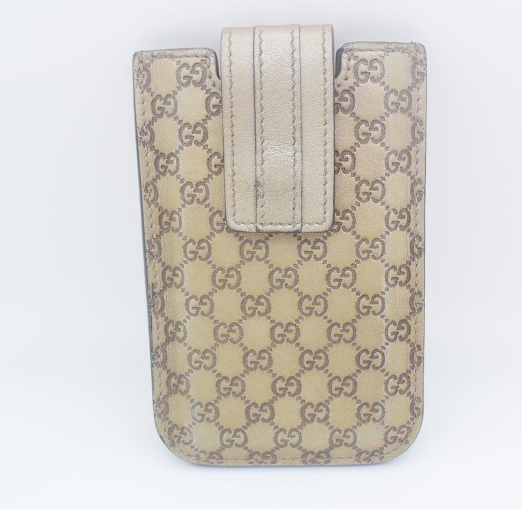 Gucci Handyetui beige gold-11884