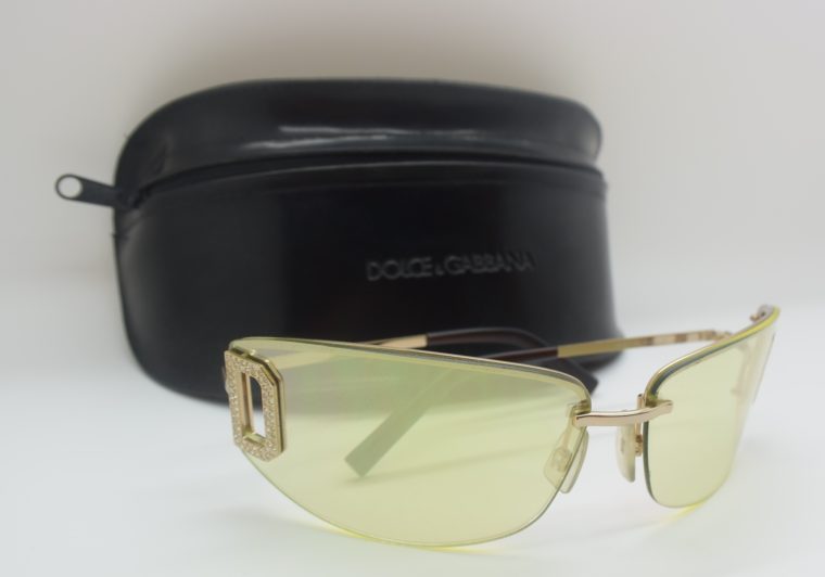 Dolce & Gabbana Sonnenbrille D&G silber inklusive Etui-0