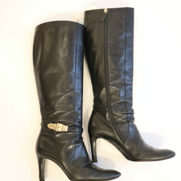 Gucci Stiefel Leder Schwarz Gr.38