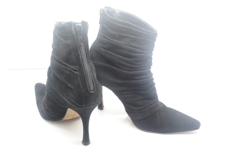 Manolo Blahnik Stiefel Stiefletten schwarz 37-12398