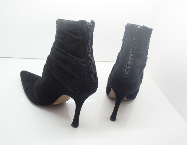 Manolo Blahnik Stiefel Stiefletten schwarz 37-12399