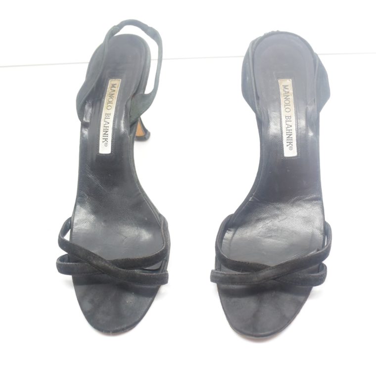 Manolo Blahnik Schuhe Pumps schwarz 37-12405