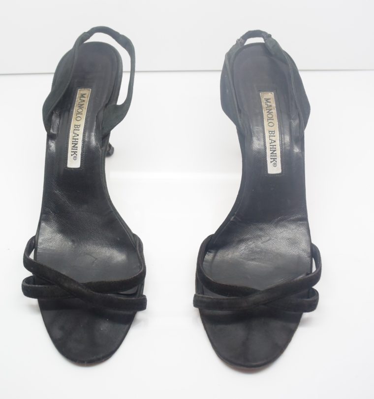 Manolo Blahnik Schuhe Pumps schwarz 37-12406