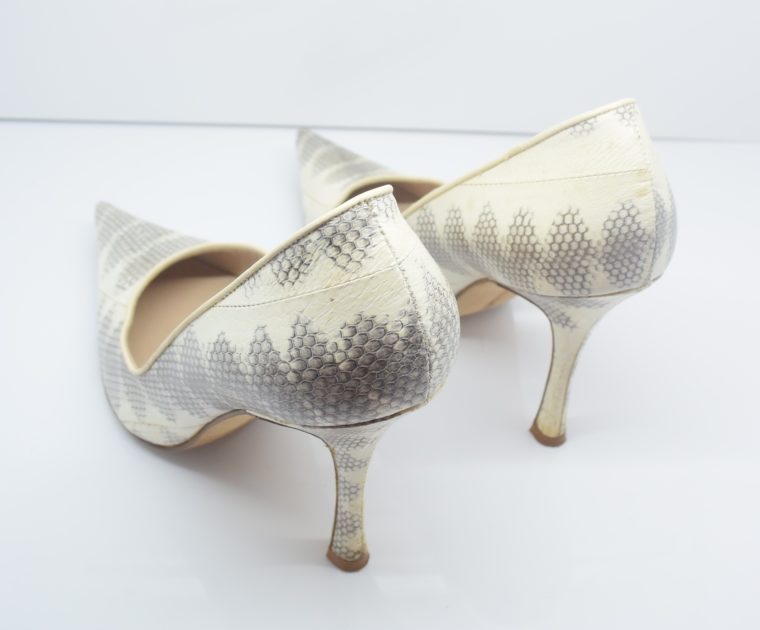 Manolo Blahnik Schuhe Pumps Schlange 37-12427