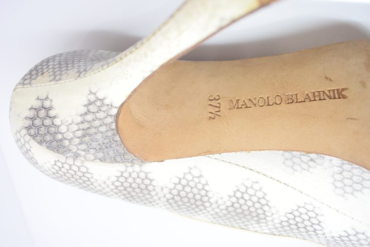 Manolo Blahnik Schuhe Pumps Schlange 37-12429
