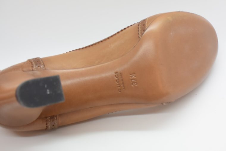 Gucci Pumps Leder braun 37-12955