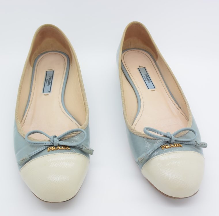 Prada Ballerinas blau 37-0