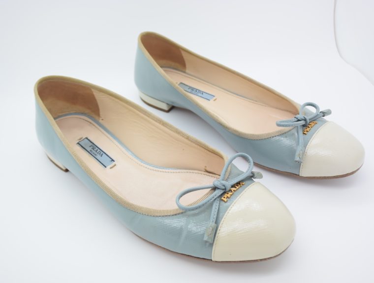 Prada Ballerinas blau 37-13099