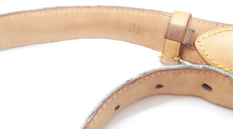 Louis Vuitton Gürtel Denim blau 100cm-13466